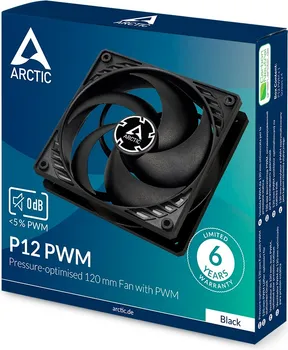 ARCTIC FAN P12 PWM (BLACK)PRESSURE-OPTIMISED 120 MM FAN WITH PWM (4 / 4)