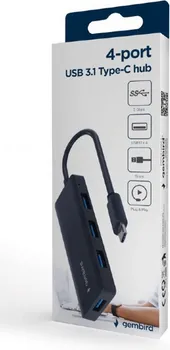 GEMBIRD USB HUB 4-PORT USB 3.1 (GEN 1) TYPE-C HUB, UHB-CM-U3P4-02 (3 / 3)