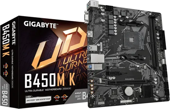 GIGABYTE MB B450M K G20AM4 2XDDR4 UP TO 64GB/3600MHZ1XM.2,4XSATA,2XPS/2,6XUSB,HDMI (4 / 5)