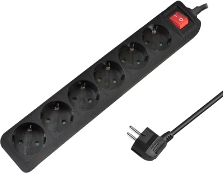 LOGILINK PRODUŽNI KABL SA ZAŠTITOM 6 UTIČNICA 1.5M LPS202B (1 / 3)