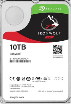 SEAGATE IRONWOLF 10TB / HDD 3.5 / SATA III / 256MB CACHE (4 / 8)