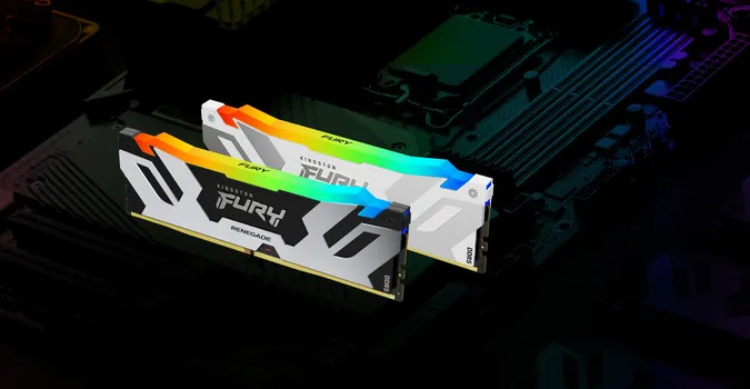 KINGSTON DIMM DDR5 64GB / 6400MT/S FURY RENEGADE WHITE EDITION RGB (10 / 13)