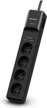 CYBERPOWER PRENAPONSKA ZAŠTITA, P0420SUD0, 4XŠUKO, 2XUSB-A PORT (1 / 1)