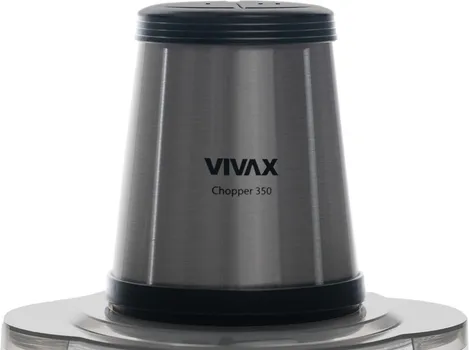 VIVAX MC-3501 SJECKALICA │ SNAGA: 350W │ KAPACITET POSUDE: 0,8 L │ OŠTRICA: NERĐAJUĆI ČELIK │ BOJA: SIVA (2 / 4)