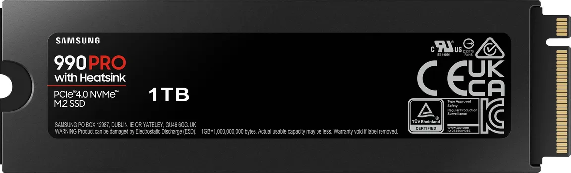 SAMSUNG 990 PRO 1TB / SSD M.2 NVME / 2280 / HEATSINK (2 / 20)