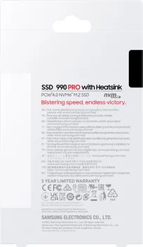 SAMSUNG 990 PRO 1TB / SSD M.2 NVME / 2280 / HEATSINK (13 / 20)