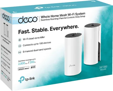 TP-LINK WIRELESS MESH EXTENDER-ACCESS POINT, DUAL BAND, 1167 MBPS - DECO M4 2-PACK AC1200 (3 / 3)