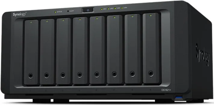 SYNOLOGY DISKSTATION DS1821+/8-BAY NAS ENCLOSURE (1 / 1)