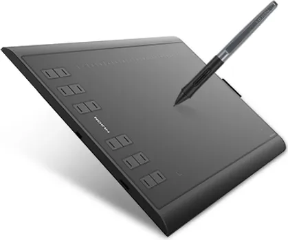 HUION H1060P GRAFIČKA TABLA │ BOJA: CRNA │ DIMENZIJE: 360 X 240 X 10 MM │ RADNA POVRŠINA: 254 X 158,8 MM │ TEŽINA: 770 G │ INTERFEJS: MICRO USB │ OLOVKA: PW100 (BEZ BATERIJE, ELEKTROMAGNETNA REZONANCIJA) │ REZOLUCIJA OLOVKE: 5080 LPI │ OSJETLJIVOST PRITISKA: 8192 NIVOA │ PODRŠKA ZA NAGIB: ±60° │ VISINA SENZORA: 10 MM │ BRZINA IZVJEŠTAJA: ＞220 PPS (1 / 3)
