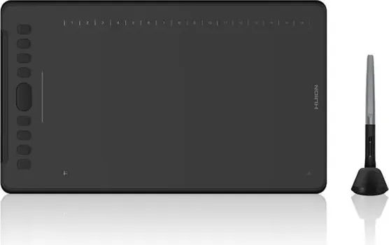 HUION INSPIROY H1161 GRAFIČKA TABLA │ BOJA: CRNA │ DIMENZIJE: 372,5 × 221,4 × 8 MM │ RADNA POVRŠINA: 279,4 X 174,6 MM │ TEŽINA: 570 G │ INTERFEJS: USB-C │ OLOVKA: PW100 (BEZ BATERIJE, ELEKTROMAGNETNA REZONANCIJA) │ REZOLUCIJA OLOVKE: 5080 LPI │ OSJETLJIVOST PRITISKA: 8192 NIVOA │ PODRŠKA ZA NAGIB: ±60° │ VISINA SENZORA: 10 MM │ BRZINA IZVJEŠTAJA: ＞220 PPS │ PRECIZNOST: ±0,3 MM (2 / 4)