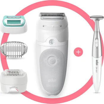 BRAUN SILK-ÉPIL 5 81770432 EPILATOR │ TEHNOLOGIJA PINCETE: MICROGRIP │ BROJ PINCETA: 28 │ FUNKCIJE: BRIJAČ, TRIMER, WET & DRY, FUNKCIJA MASAŽE │ BROJ BRZINA: 2 │ NAPAJANJE: BATERIJA (LI-ION) │ VREME PUNJENJA: 1H │ DODATAK ZA BIKINI ZONU │ TEŽINA: 451 G (6 / 10)