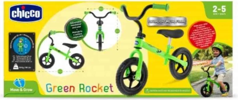 CHICCO BALANCE BICIKLO, GREEN ROCKET (1 / 1)