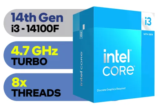 INTEL CORE I3-14100F3.5GHZ 12MB L3 LGA1700 BOXRAPTOR LAKE,BEZ GRAFIKE (2 / 2)
