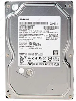 TOSHIBA 1TB / HDD 3.5 / SATA III / 32MB CACHE / 7200 RPM DT01ACA100 (1 / 4)