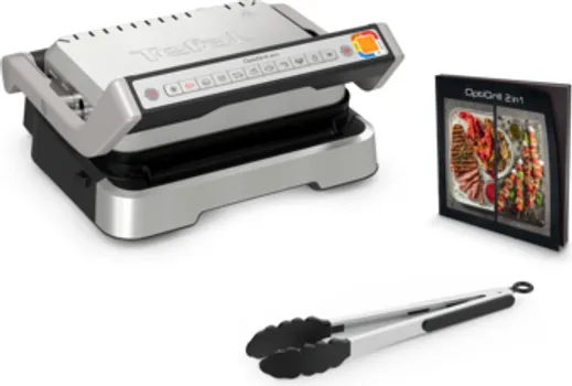 TEFAL ELEKTRIČNI ROŠTILJ GC773D30 OPTIGRILL 2U1 INOX + HVATALJKA, 2000 W (2 / 8)