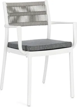 ANDREA BIZZOTTO BAŠT. STOLICA ALVIN 52.5X 59.5X82CM BIJELA/SIVA BIZZOTTO (1 / 9)