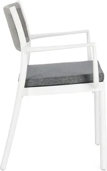 ANDREA BIZZOTTO BAŠT. STOLICA ALVIN 52.5X 59.5X82CM BIJELA/SIVA BIZZOTTO (5 / 9)