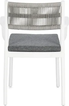 ANDREA BIZZOTTO BAŠT. STOLICA ALVIN 52.5X 59.5X82CM BIJELA/SIVA BIZZOTTO (6 / 9)