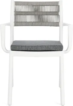 ANDREA BIZZOTTO BAŠT. STOLICA ALVIN 52.5X 59.5X82CM BIJELA/SIVA BIZZOTTO (7 / 9)