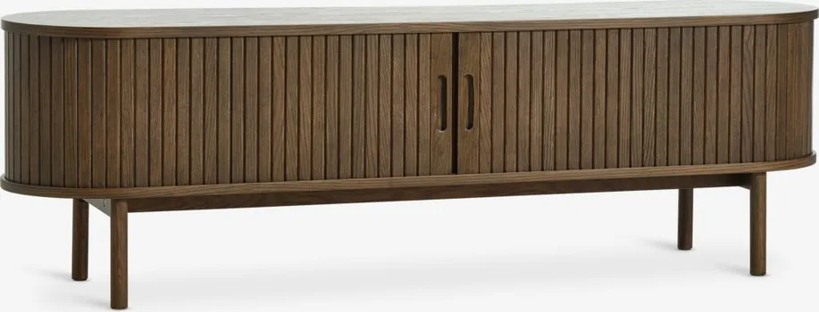 JYSK TV-STALAK LYNGVIG 160CM 2 ROLO VRATA TAMNI HRAST (1 / 9)