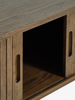 JYSK TV-STALAK LYNGVIG 160CM 2 ROLO VRATA TAMNI HRAST (4 / 9)