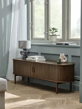 JYSK TV-STALAK LYNGVIG 160CM 2 ROLO VRATA TAMNI HRAST (6 / 9)