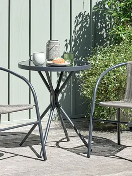 JYSK BISTRO STOL RADSTRUP Ø60 CRNA (8 / 8)