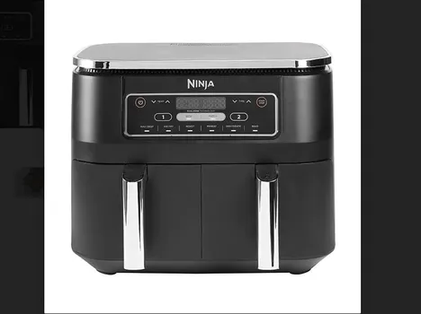 NINJA DVOZONSKA FRITEZAKAPAC. 7.6L, 6 FUNK. KUHANJA,DO 75% BRZE I MANJE MASTI, SNAGA 2400W (1 / 5)