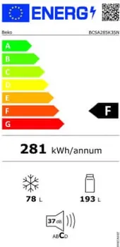 BEKO BCSA 285K 3 SN 193L / 78L (6 / 6)
