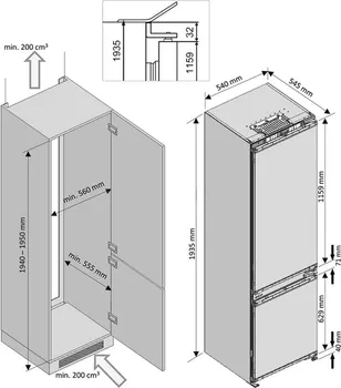 BEKO BCNA 306E 4 SN [215L / 69L] (3 / 8)