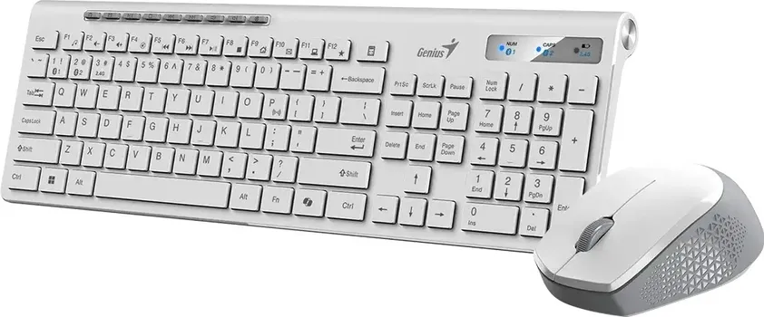 GENIUS TASTATURA I MIŠ SLIM STAR 8230 BLUETOOTH BEŽIČNI BIJELI (2 / 2)