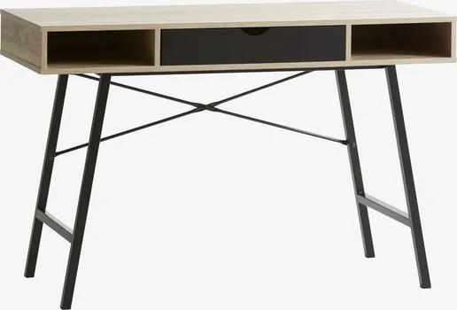 JYSK RADNI STOL ABBETVED 48X120 BOJA SVIJETLI HRAST/CRNA (2 / 7)