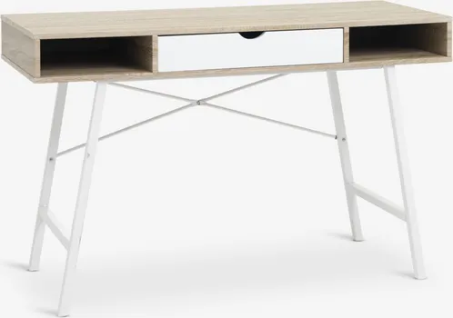 JYSK RADNI STOL ABBETVED 48X120 BOJA SVIJETLI HRAST/BIJELA (1 / 9)