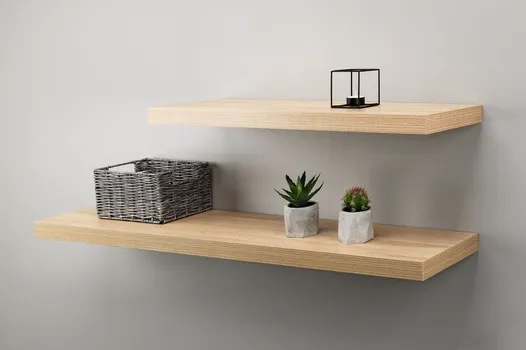 JYSK ZIDNA POLICA ABILD 120X24 BOJA SVIJETLI HRAST (3 / 7)