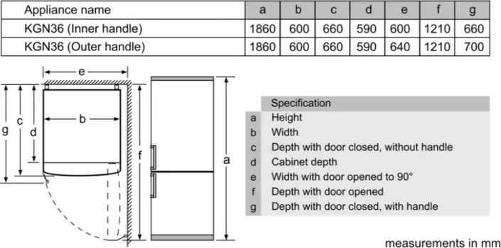 BOSCH KGN 36 NLEA [302L] (10 / 12)