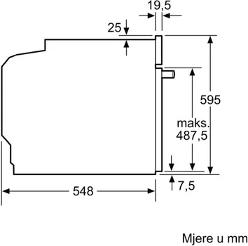BOSCH UGRADBENA PEĆNICA HBA573BB1 (5 / 5)