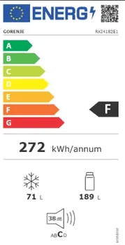 GORENJE RKI 4182 E1 [189L / 71L] (11 / 13)