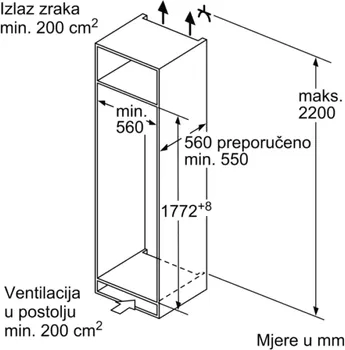 BOSCH KIR81VSF0 [SERIE 4 / 177CM / 310L] (3 / 3)