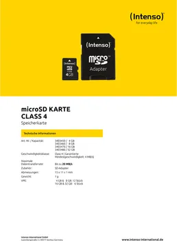 4GB / SD CARD MICRO CLASS 4 (3 / 3)