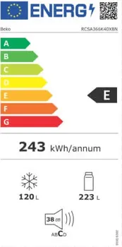 BEKO RCSA 366K 40 XBN [343L] (5 / 5)