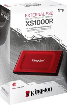 KINGSTON XS1000 RED 1TB / SSD PORTABLE USB 3.2 (1 / 1)