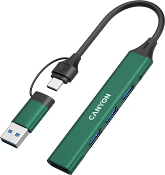 CANYON HUB DS-02 4IN1 USB-A/C GREEN (3 / 5)