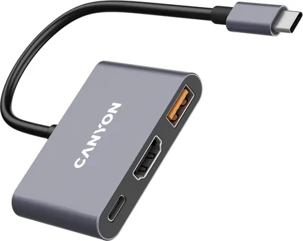 CANYON HUB DS-4 3IN1 USB-C GREY (4 / 5)