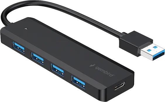 GEMBIRD USB HUB USB 1 X 3.1 (GEN 1), USB 3.X2.0 INTERFEJSOM UHB-U3P4P-02 (1 / 3)