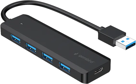 GEMBIRD USB HUB USB 1 X 3.1 (GEN 1), USB 3.X2.0 INTERFEJSOM UHB-U3P4P-02 (2 / 3)