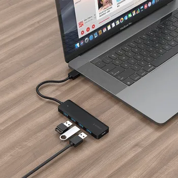 GEMBIRD USB HUB USB 1 X 3.1 (GEN 1), USB 3.X2.0 INTERFEJSOM UHB-U3P4P-02 (3 / 3)