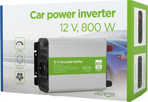 GEMBIRD DC-AC INVERTER ZA AUTO, IN12VOUT220V 800W EG-PWC800-01 (4 / 4)