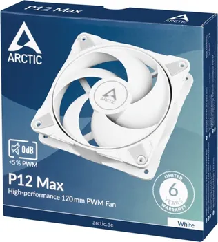 ARCTIC P12 MAX 120MM 4-PIN PWM VENTILATOR BIJELI (2 / 3)