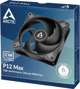 ARCTIC P12 MAX 120MM 4-PIN PWM VENTILATOR CRNI (2 / 3)