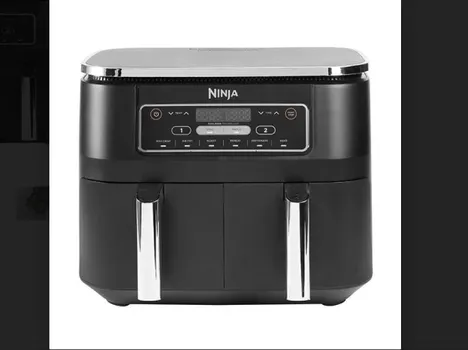 NINJA DVOZONSKA FRITEZAKAPAC. 7.6L, 6 FUNK. KUHANJA, DO 75% BRZE I M (1 / 5)